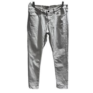 Frame Womens Tailored Boyfriend Le Garcon Blanc Straight‎ White Jeans size 29